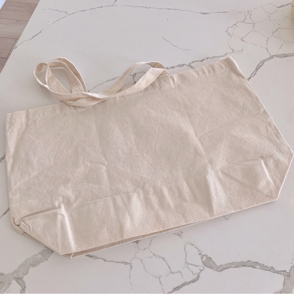 ❤️ SEZANE Heart Mon Amour Love Sezane Cotton Tote Bag - Picture 3 of 9